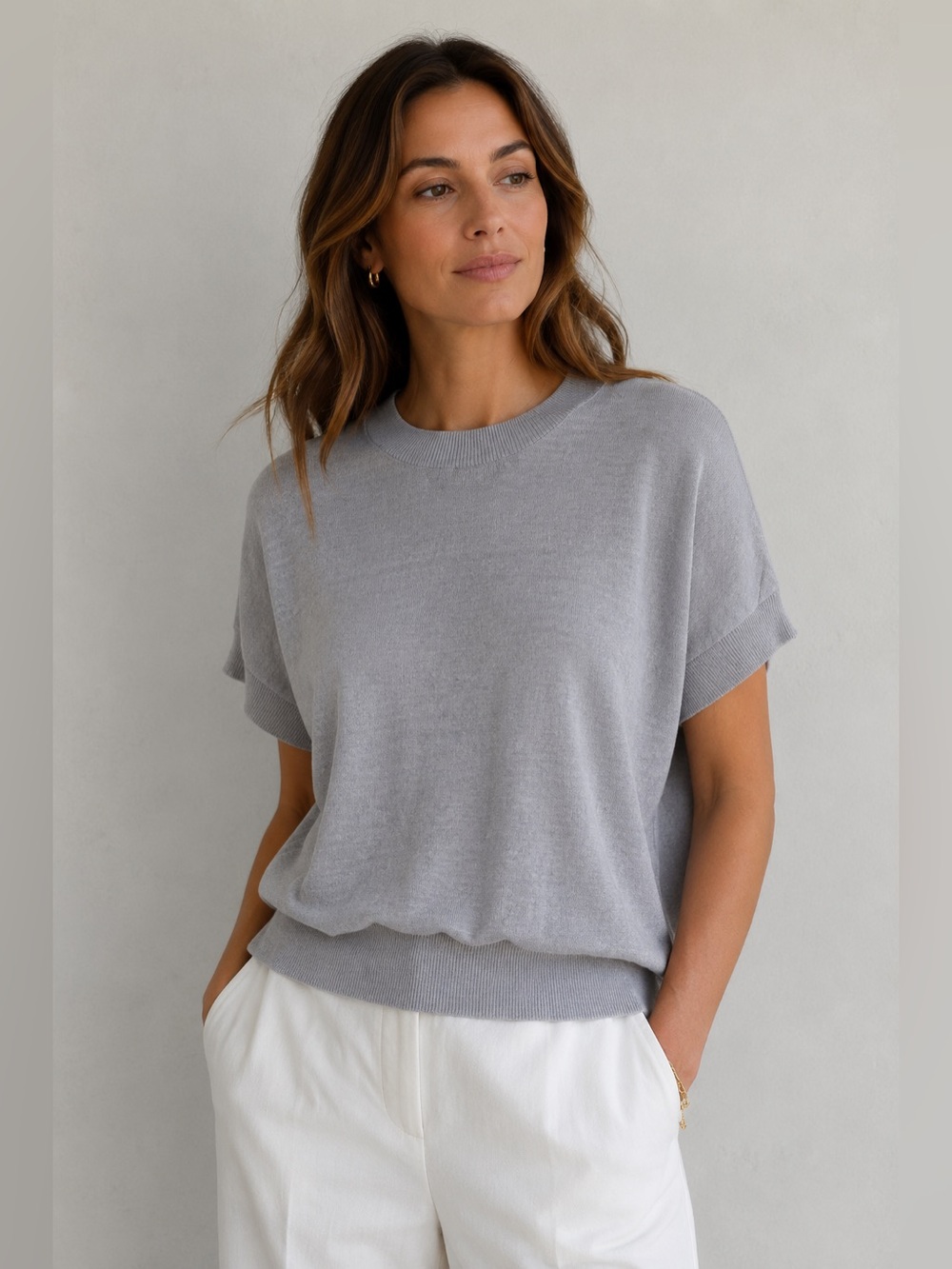 Muji 100% Linen Top
